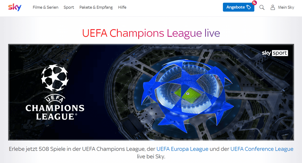 Streaming Champions League