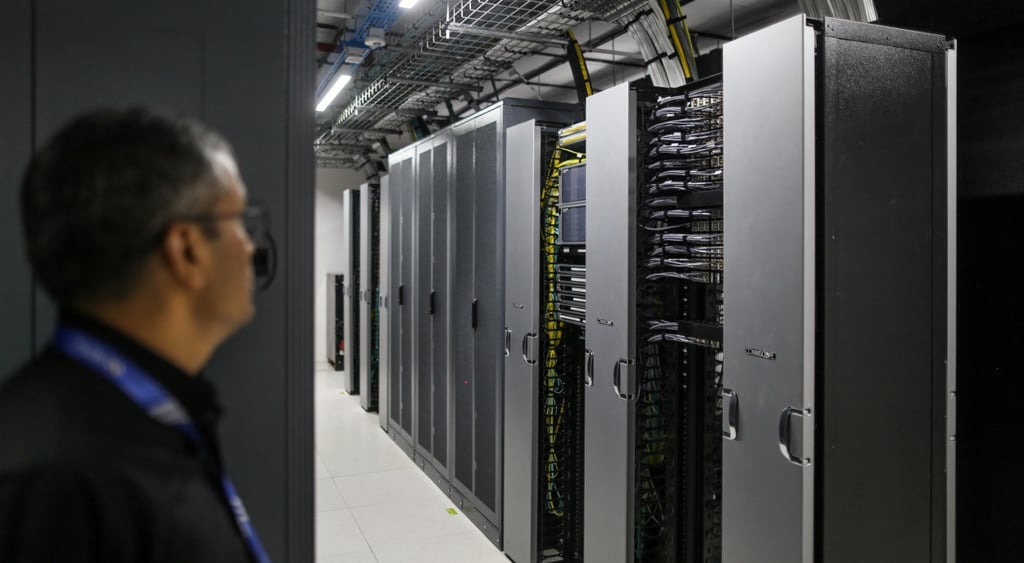 Data center server room