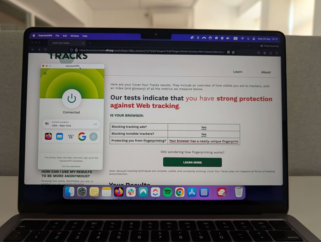 ExpressVPN test