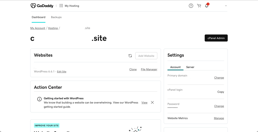 godaddy-account-dash-hosting
