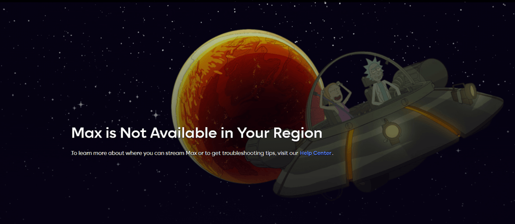 hbo max unavailable region error