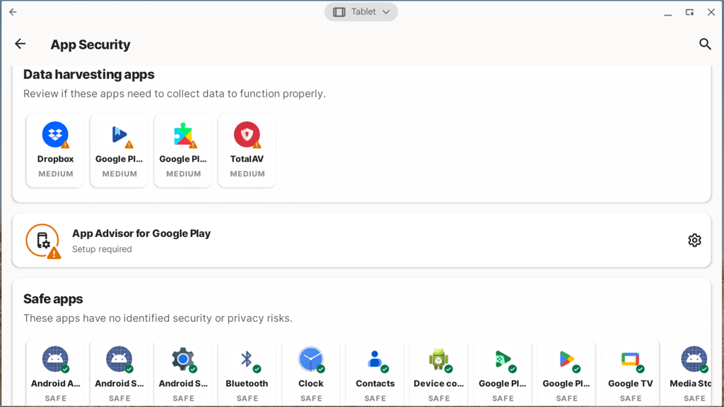 Norton's safe apps