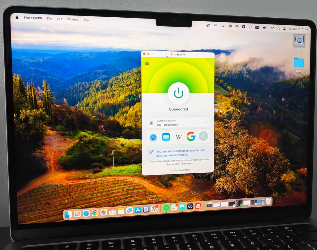 expressvpn desktop app interface