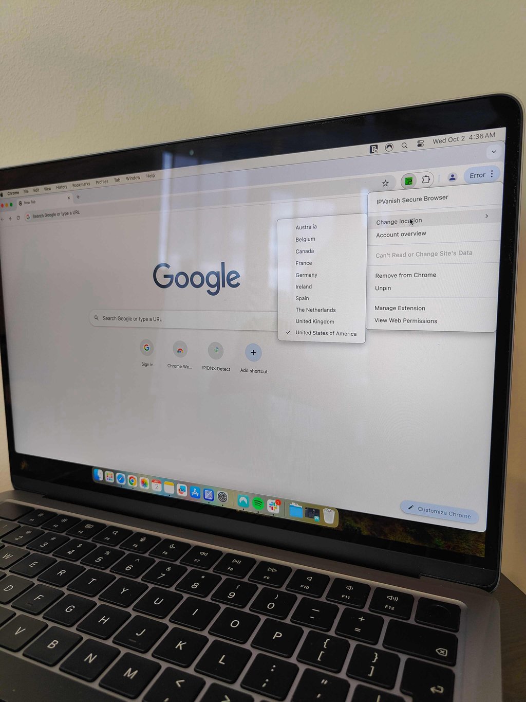 IPVanish-extension-extension