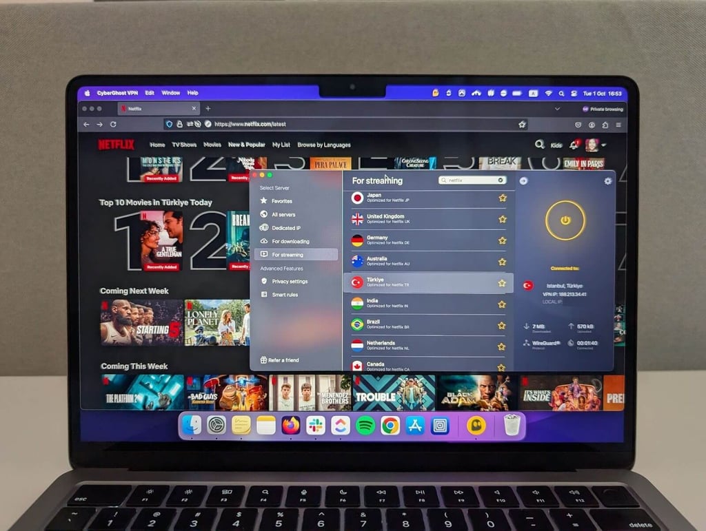 Streaming Netflix with CyberGhost