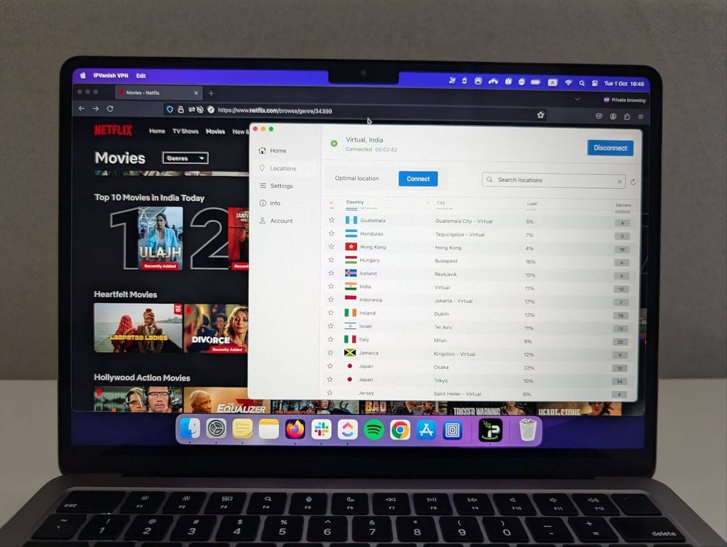 Streaming Netflix with IPVanish