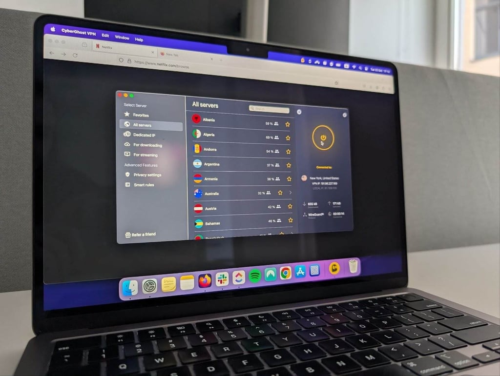 CyberGhost desktop app