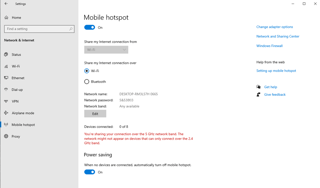 Mobile hotspot