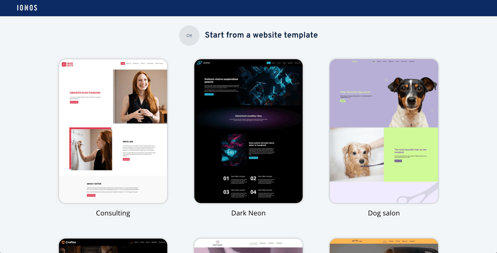 ionos template