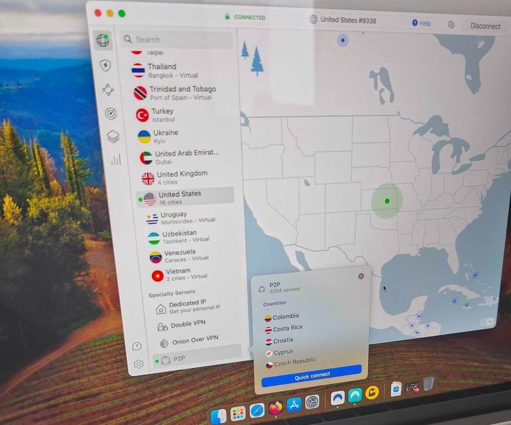 nordvpn p2p