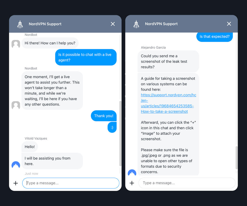 nordvpn customer support