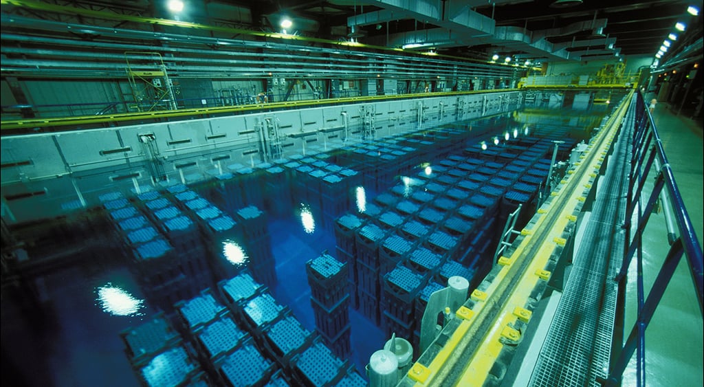 New Cooling Pond For Storing Nuclear Fue