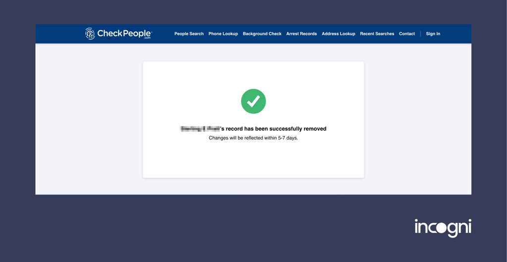 Request confirmation