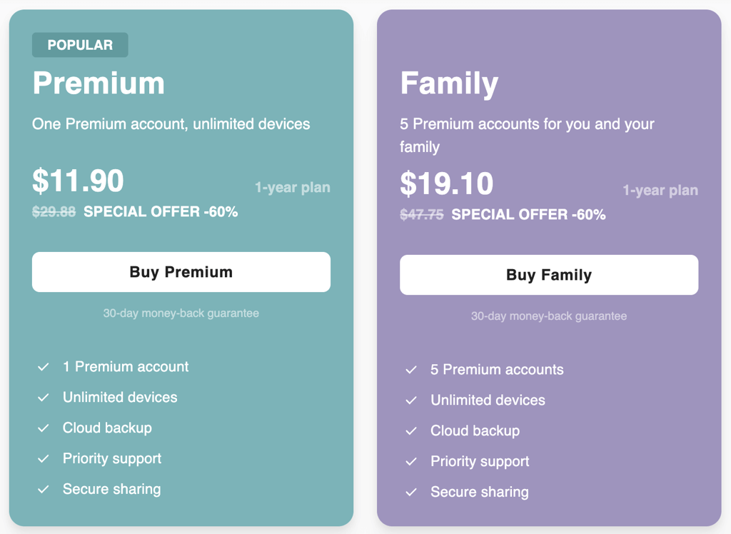 roboform bf deals plans