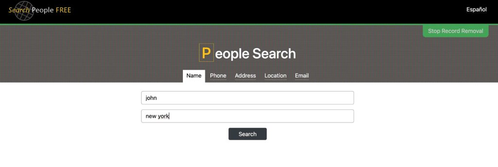Searching people