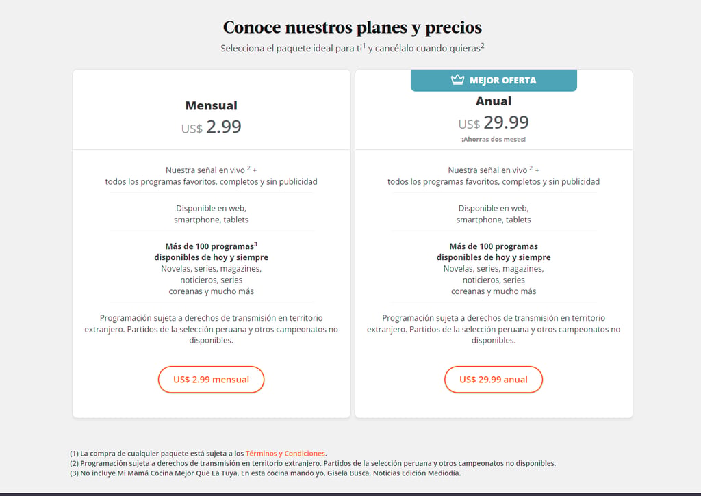 stream peruvian tv