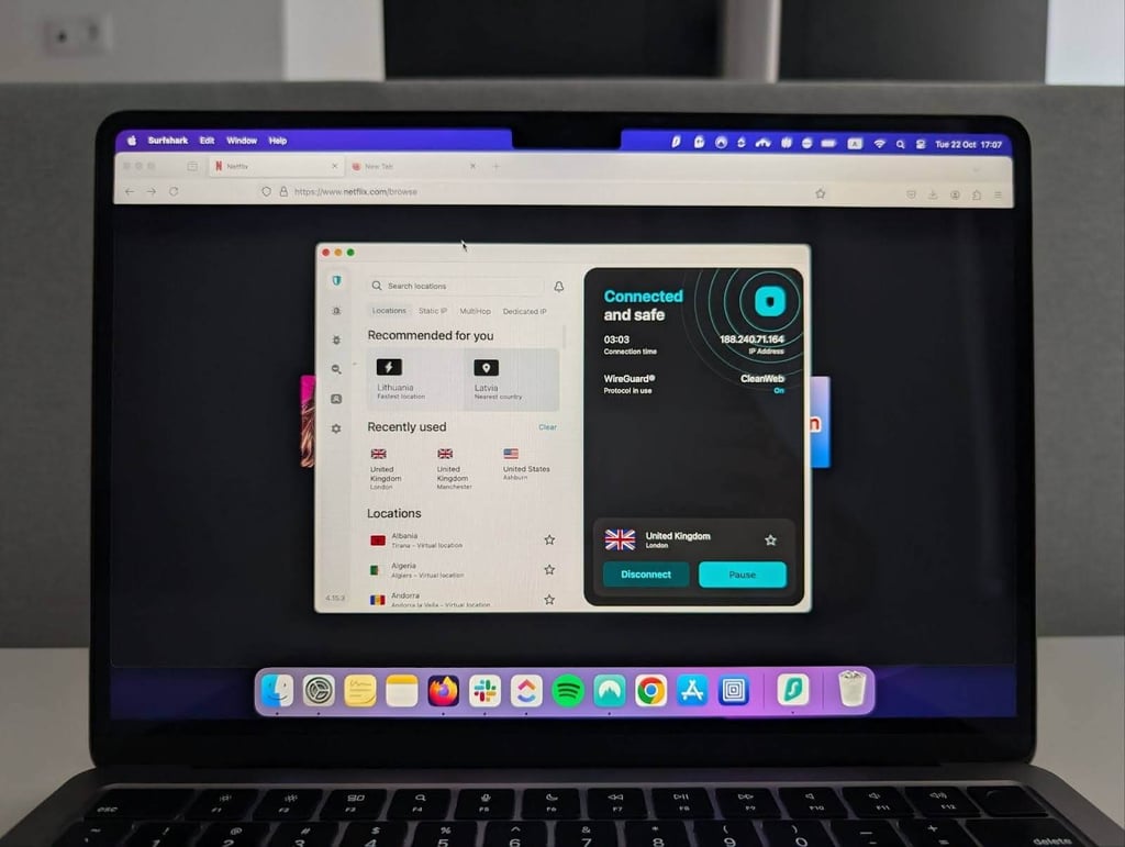 Surfshark desktop app
