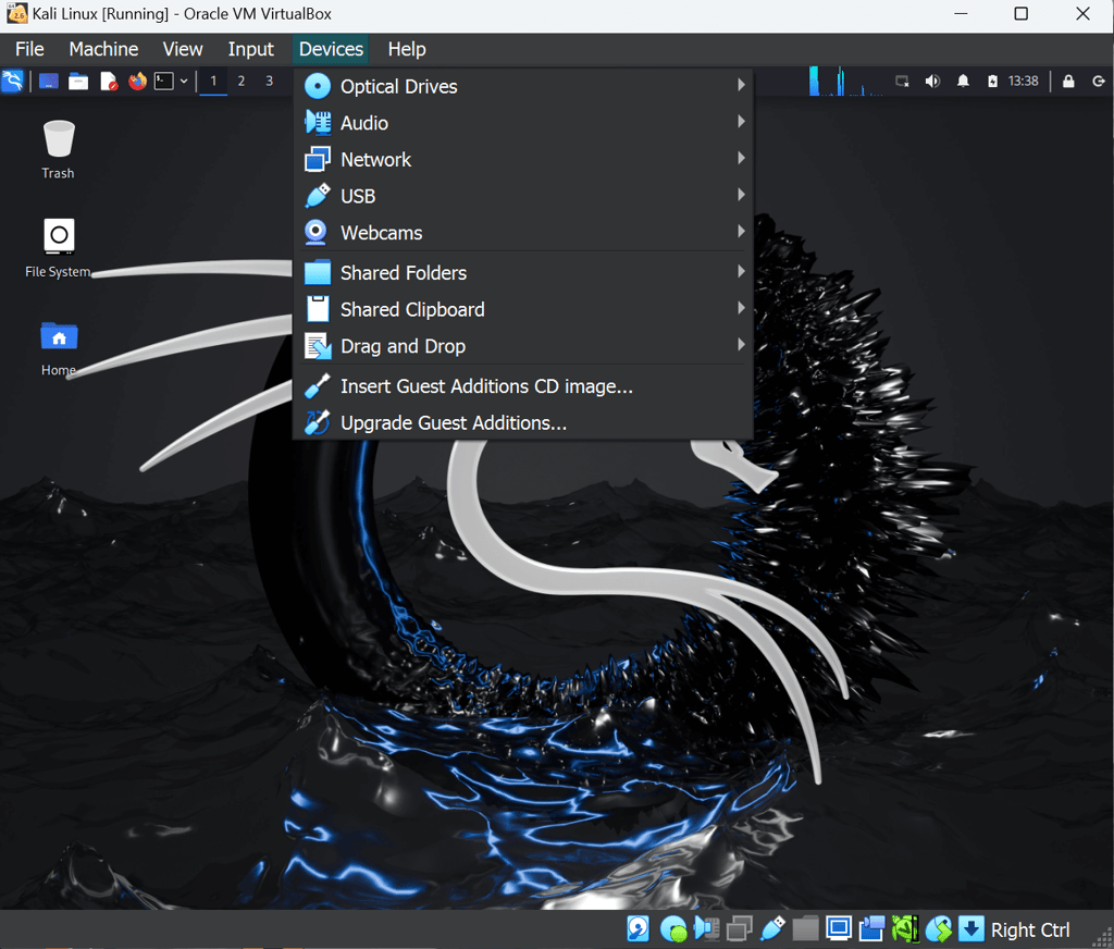 virtual box linux