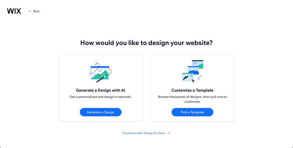 Wix website builder template builder