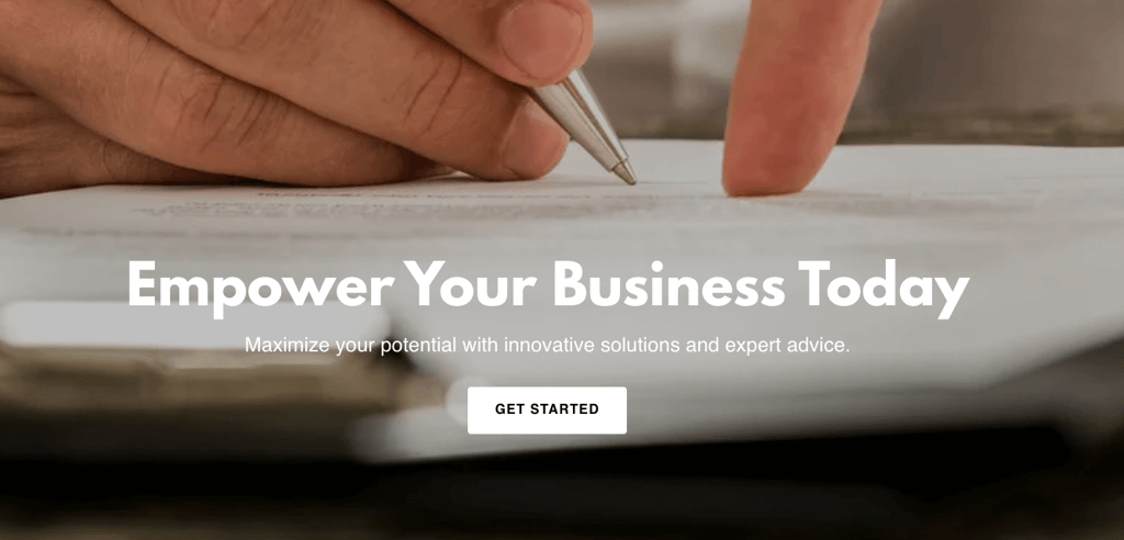 GoDaddy website builder editor interface