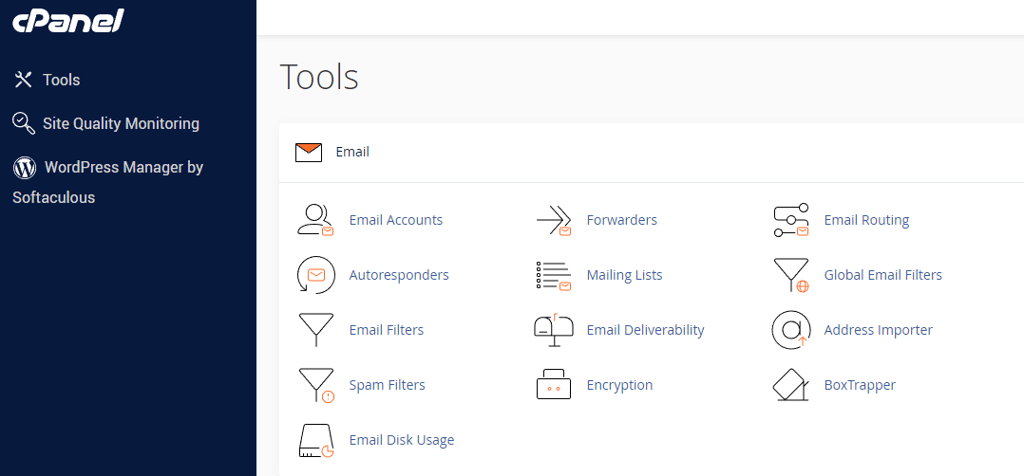 HostGator email in cPanel