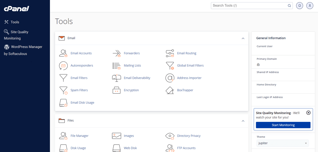 HostGator cPanel