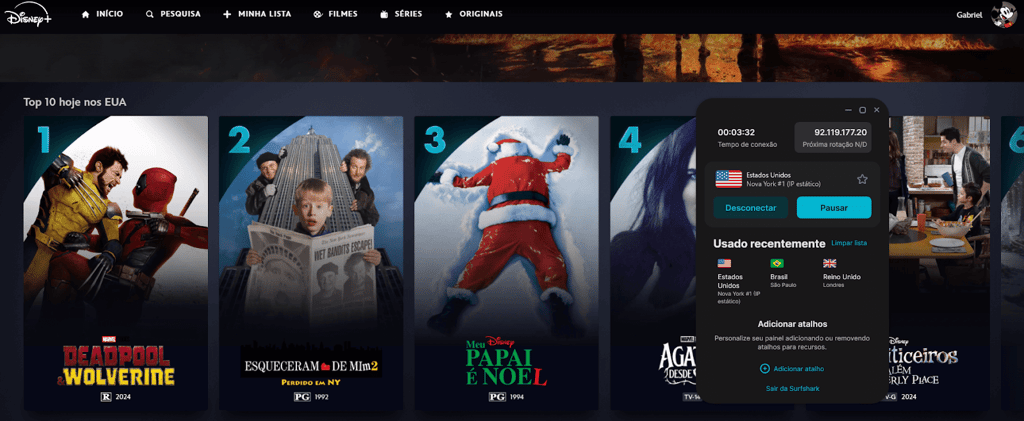 disney plus with nordvpn