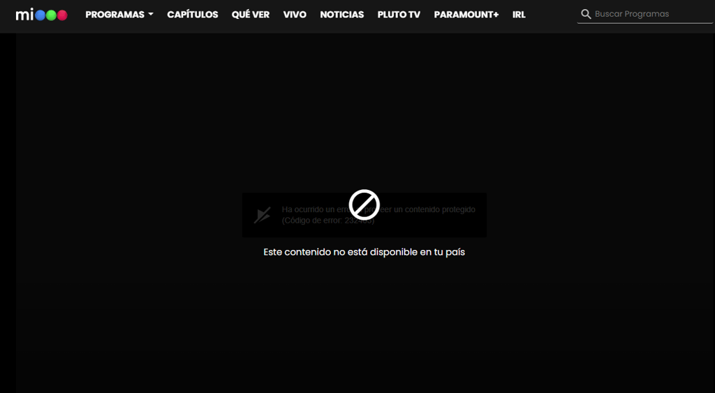 Geo blocking Copa Libertadores