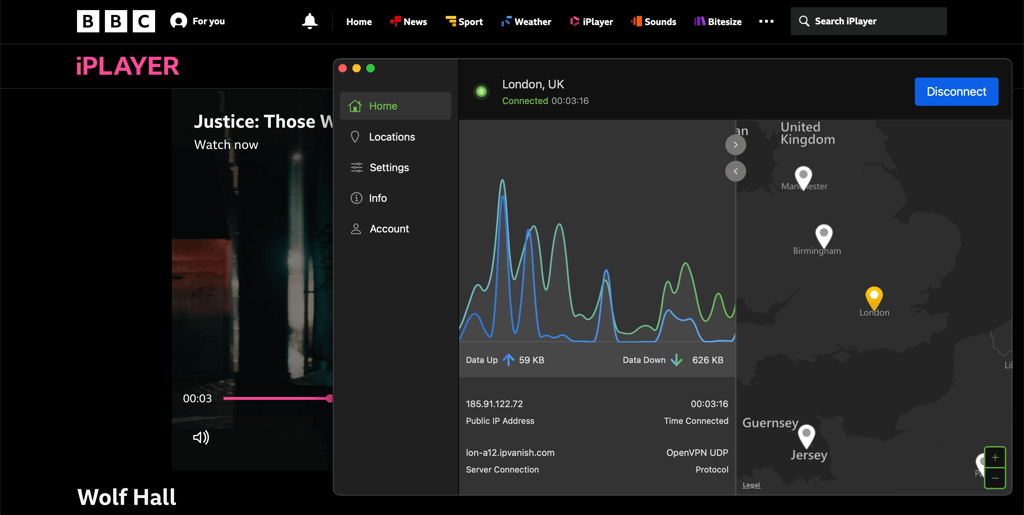 ipvanish bbc iplayer