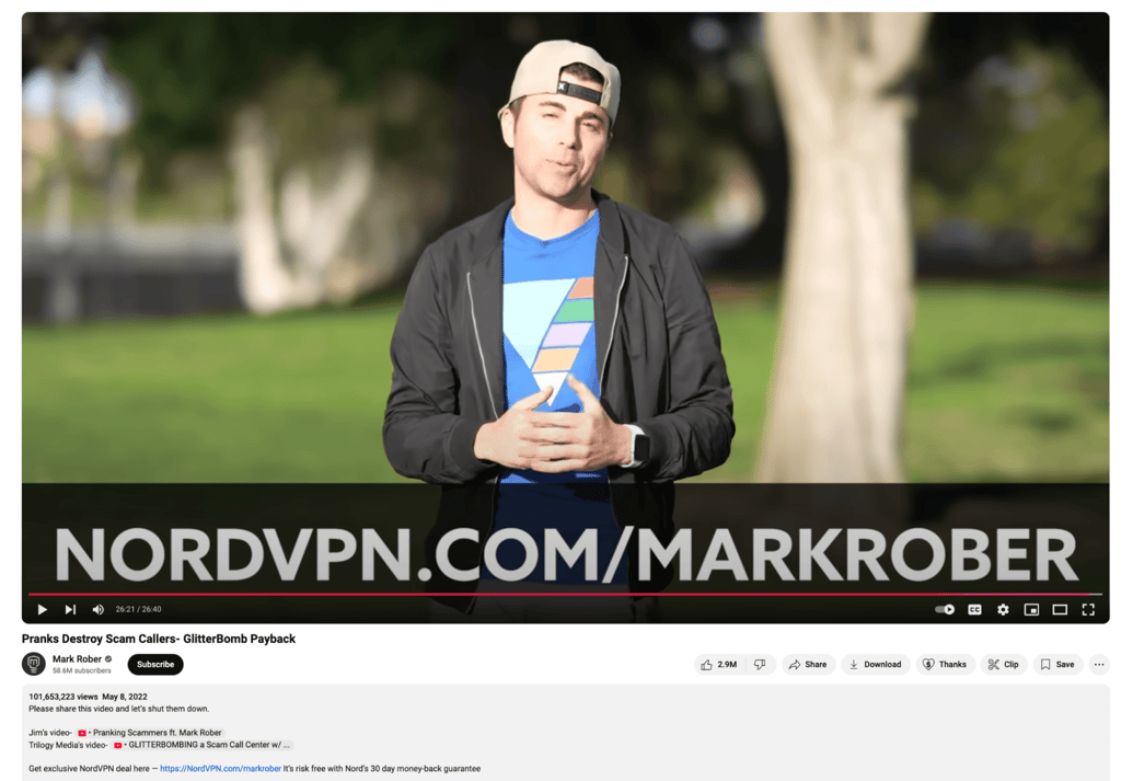 Mark Rober NordVPN