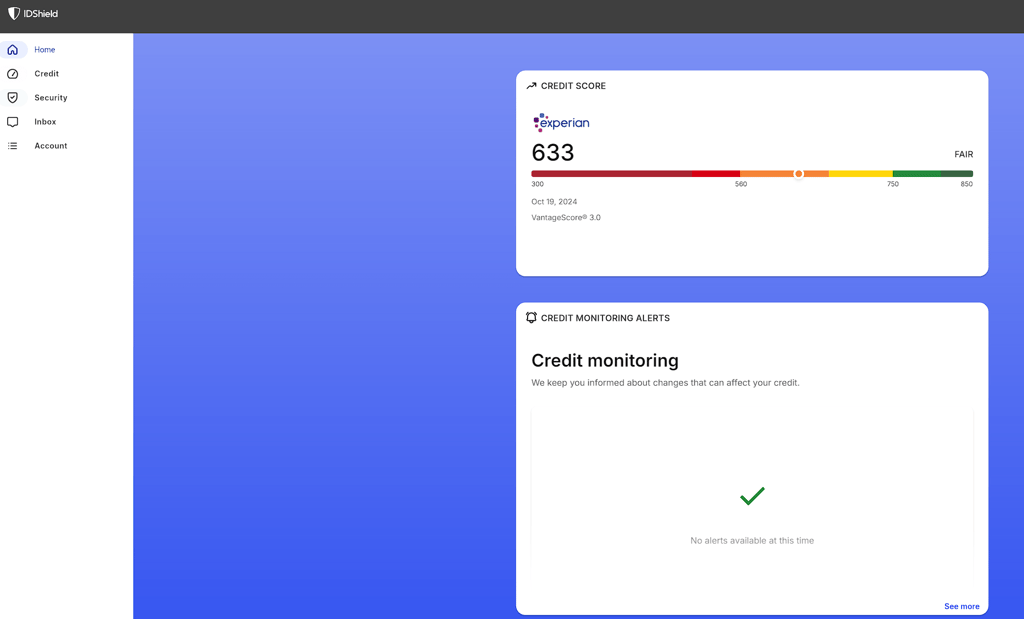 Checking dashboard