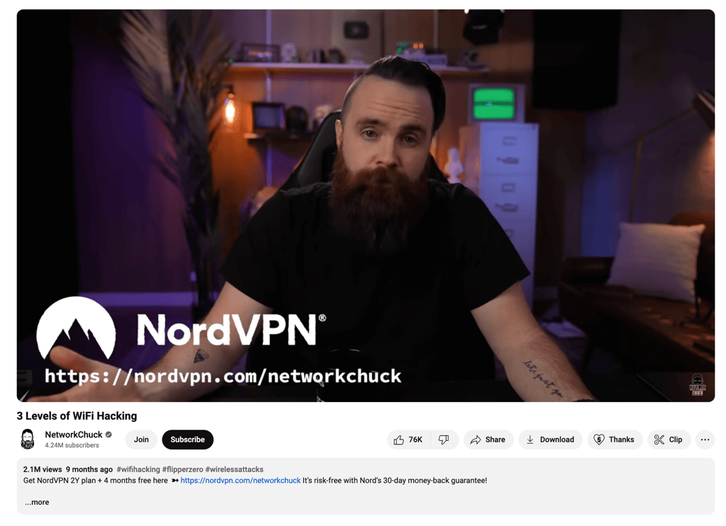 NetworkChuck NordVPN
