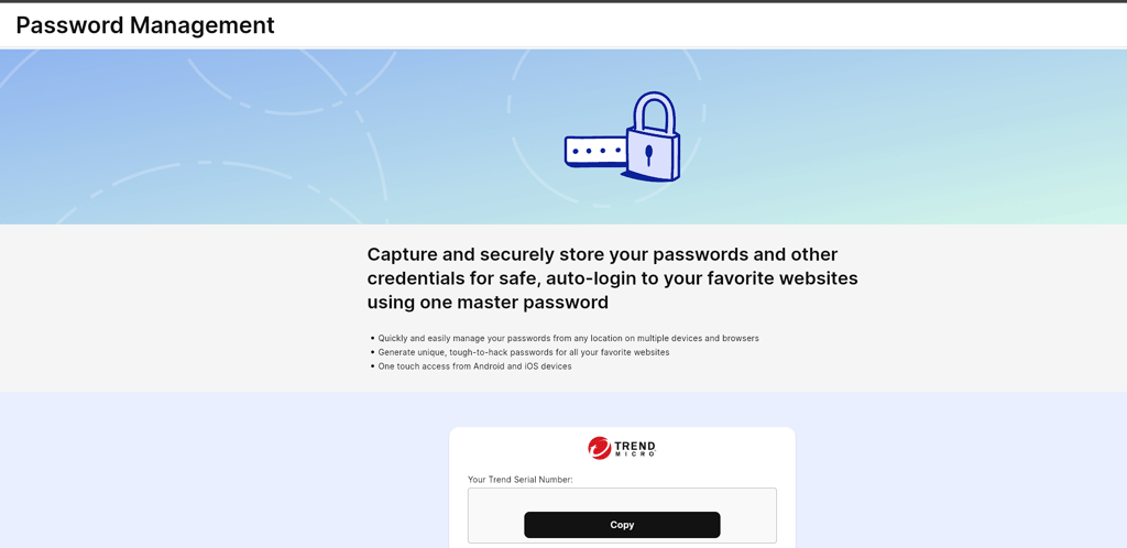 Password management