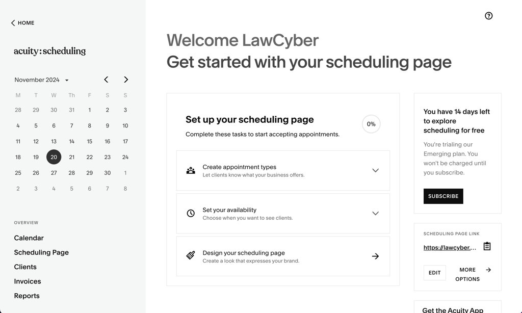 squarespace scheduling