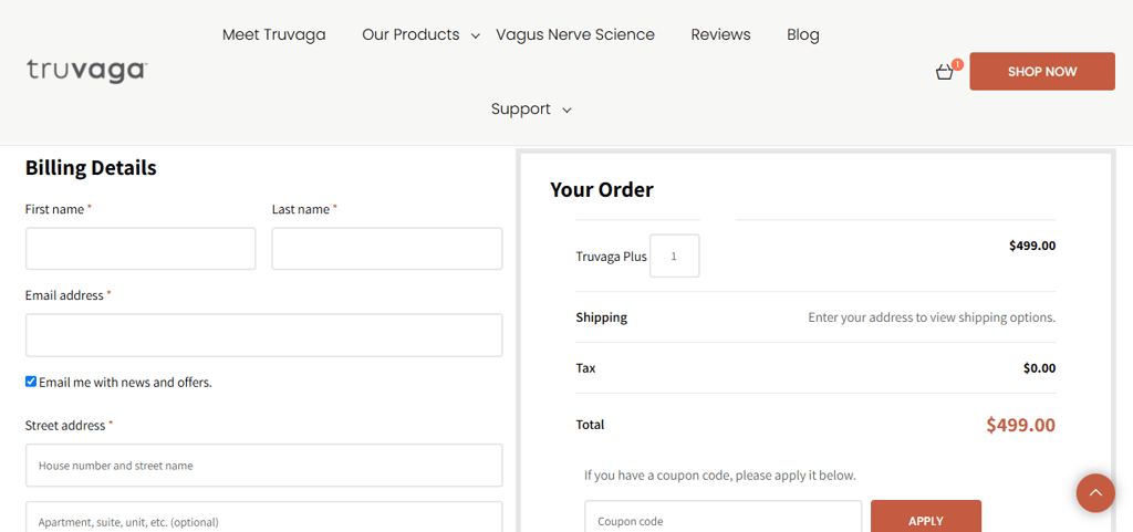truvaga personal info