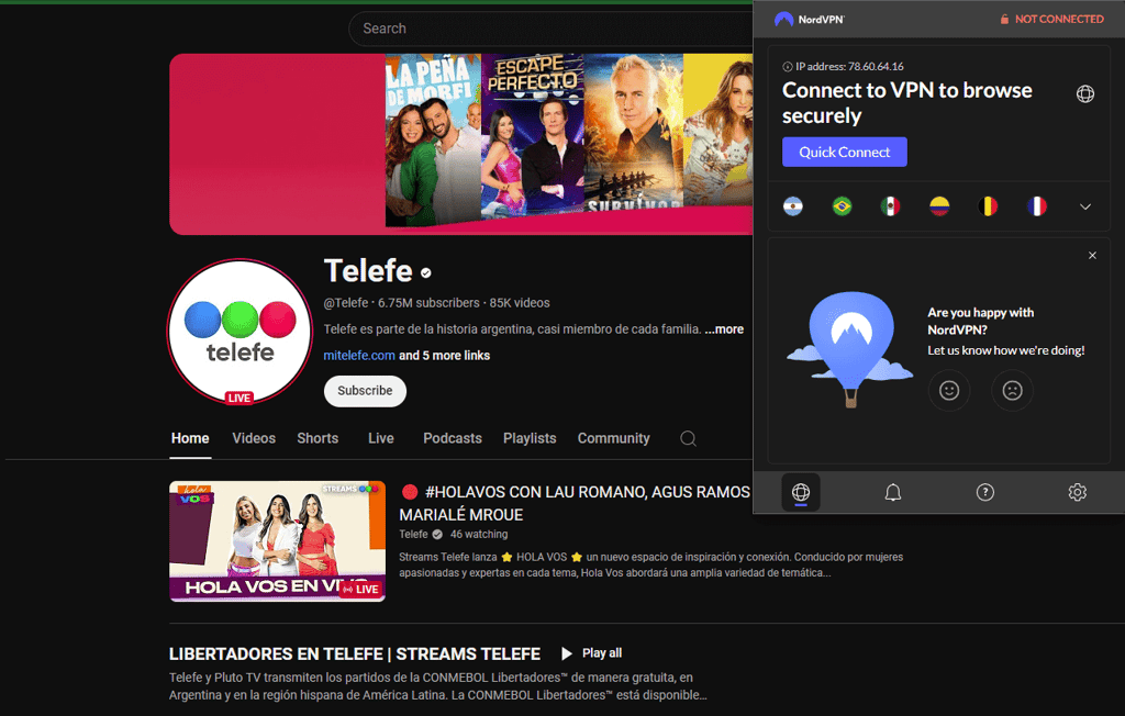 Watching Telefe