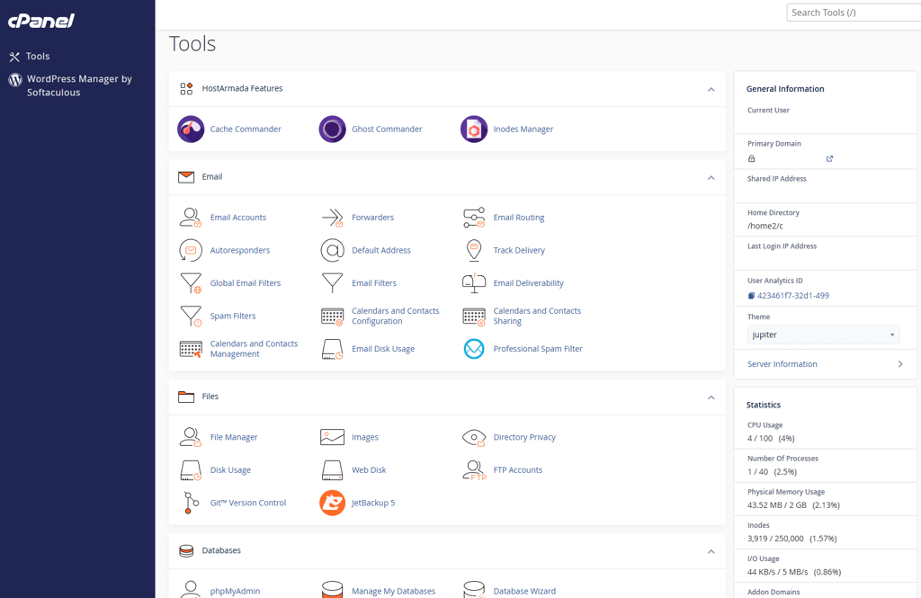 HostArmada cPanel2024