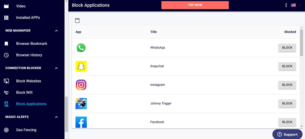 App blocking
