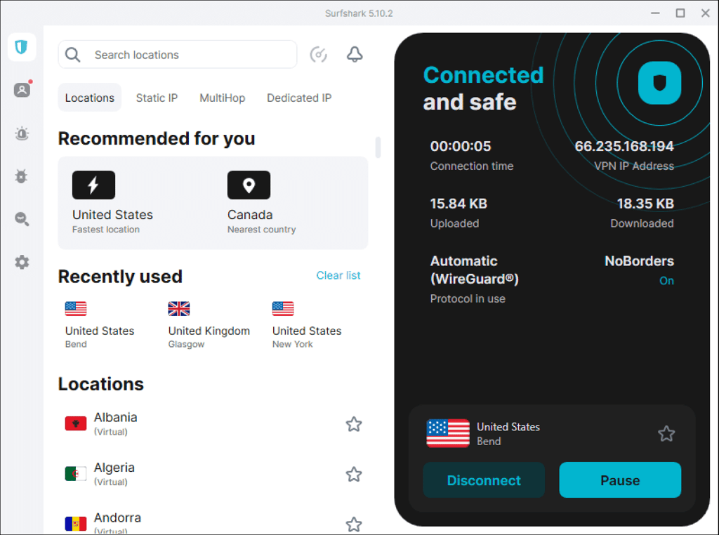 Surfshark DNS leaks