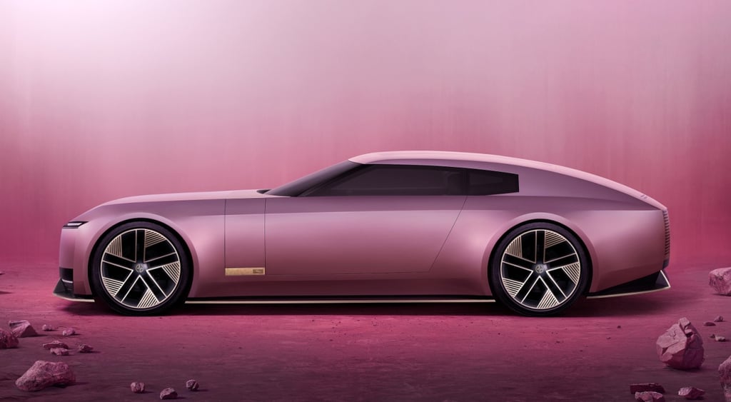 Jaguar Elektroauto Seitenansicht