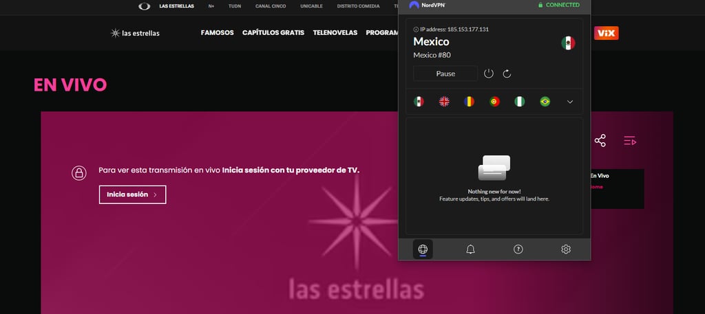 las estrellas access with vpn