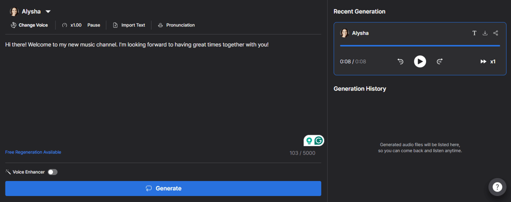 lovo ai generator