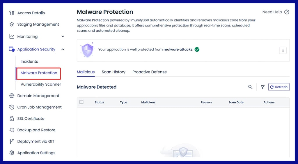 Cloudways malware protection