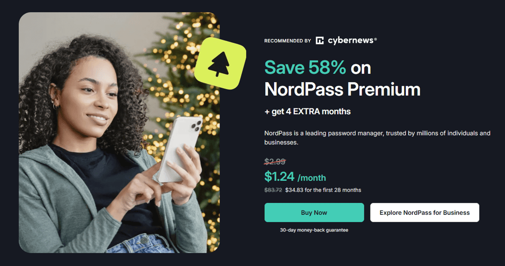 NordPass deal page