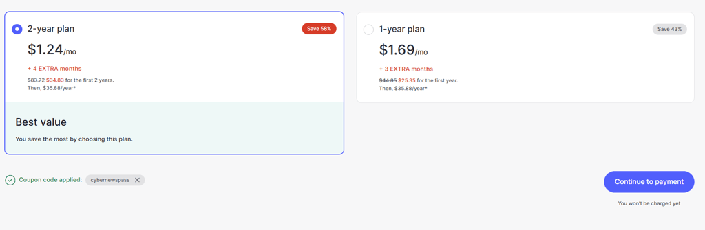 NordPass Premium plans