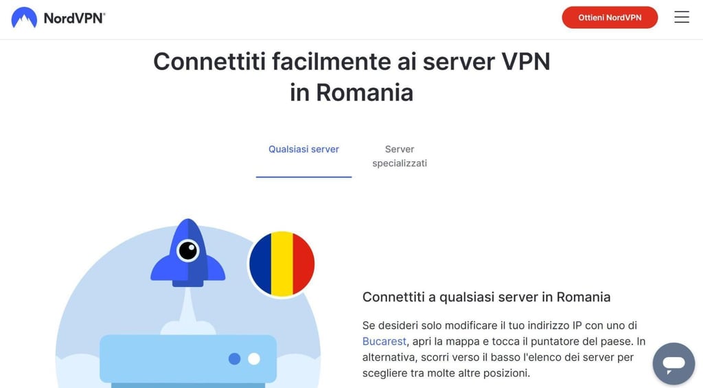 NordVPN for Romania