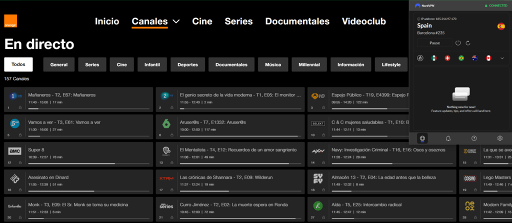 Orange streaming