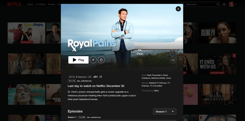 royal pains