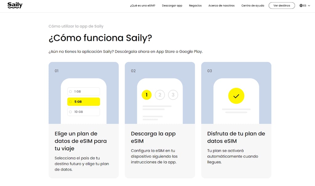saily how esim work es