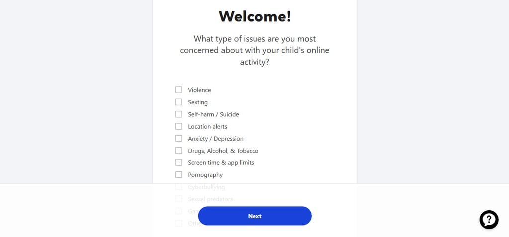 select the issues Bark